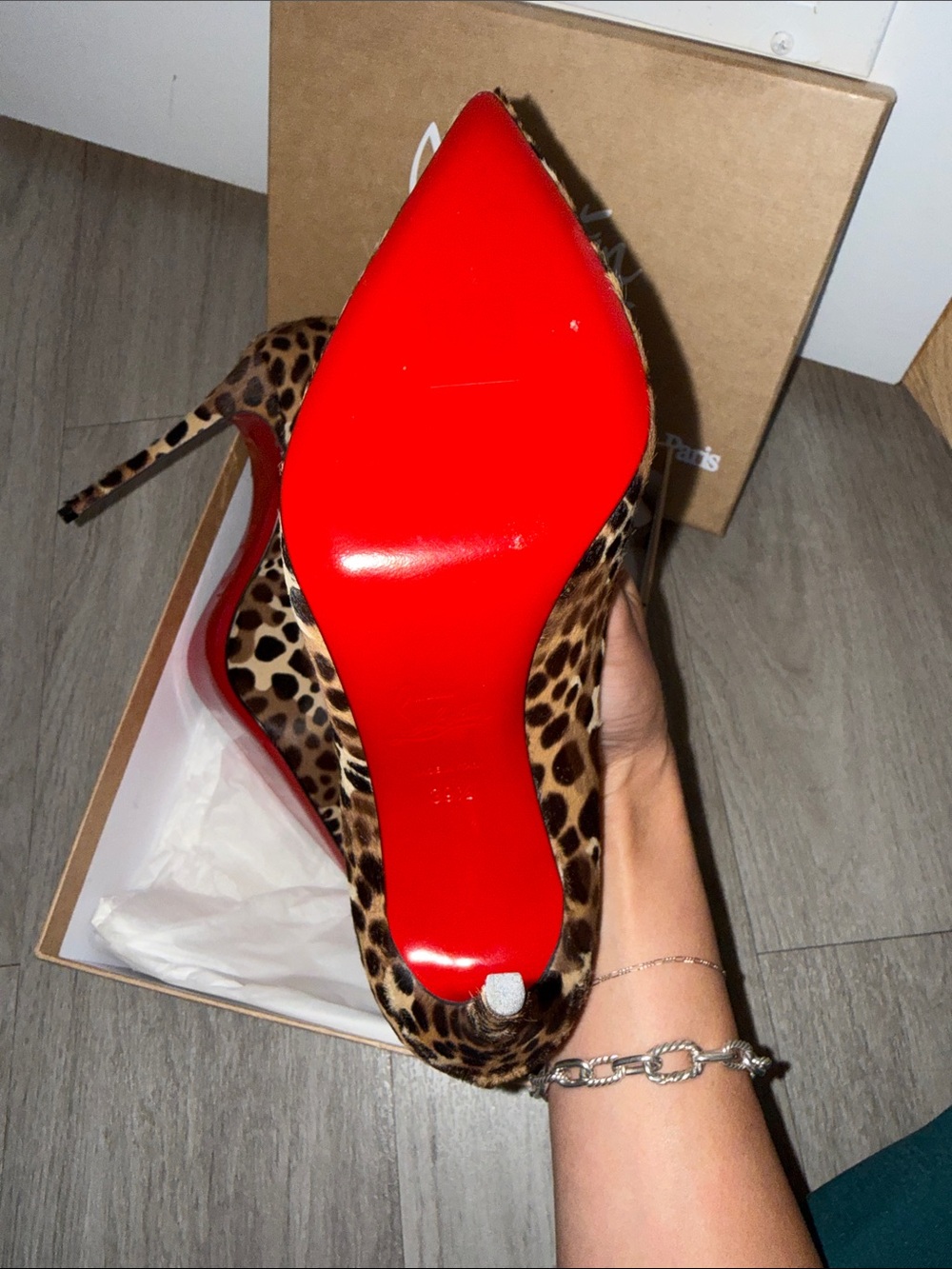 NEW Christian Louboutin Kate 100 Madagascar Pony Hair Pumps - Size 39.5 - Picture 3 of 12